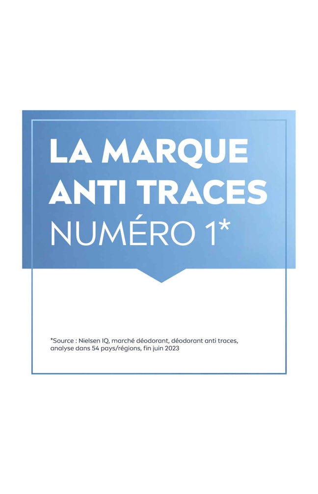 Déodorants anti-transpirants anti-traces blanches 72 h - Black & White - Homme - 2 x 200 ml