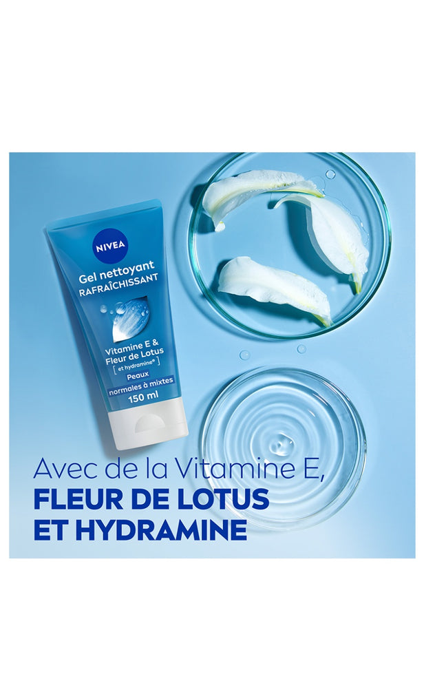 Gel nettoyant fraîcheur - Peaux normales à mixtes