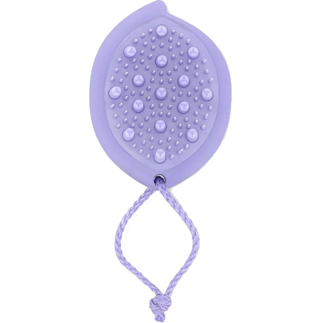 Brosse exfoliante & massante - Cuir chevelu - Violet