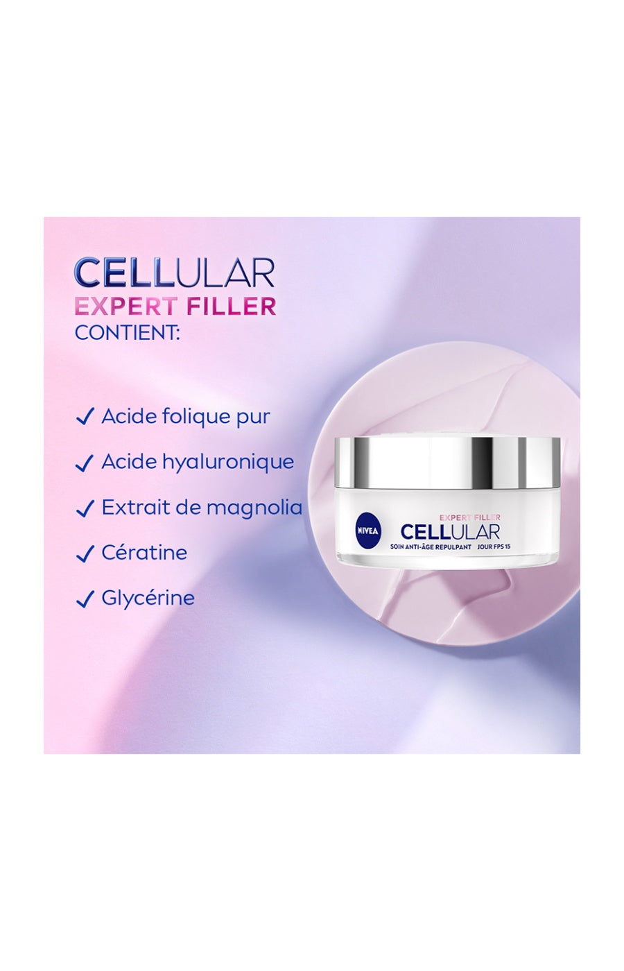 Soin de jour anti-âge repulpant SPF 15 - Expert Filler