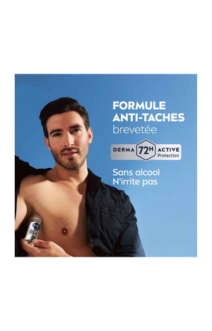 Déodorants bille anti-transpirants anti-traces blanches 72 h - Black & White - Ultimate Impact - Homme - 3 x 50 ml