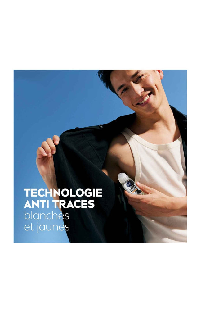 Déodorants bille anti-transpirants anti-traces blanches 72 h - Black & White - Ultimate Impact - Homme - 3 x 50 ml