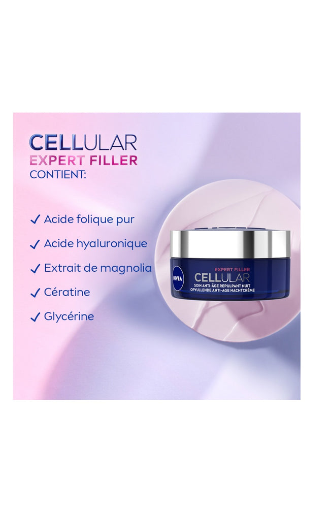 Soin de nuit anti-âge repulpant - Expert Filler