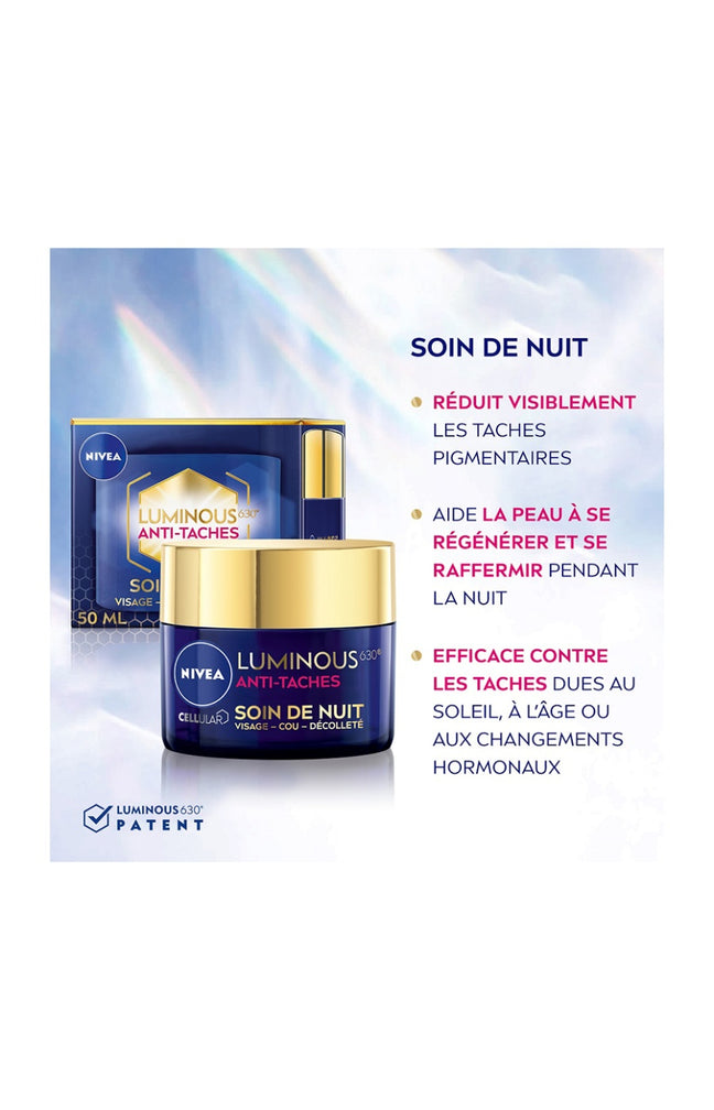 Crème de nuit régénérant anti-taches - Cellular Luminous 630 - Visage
