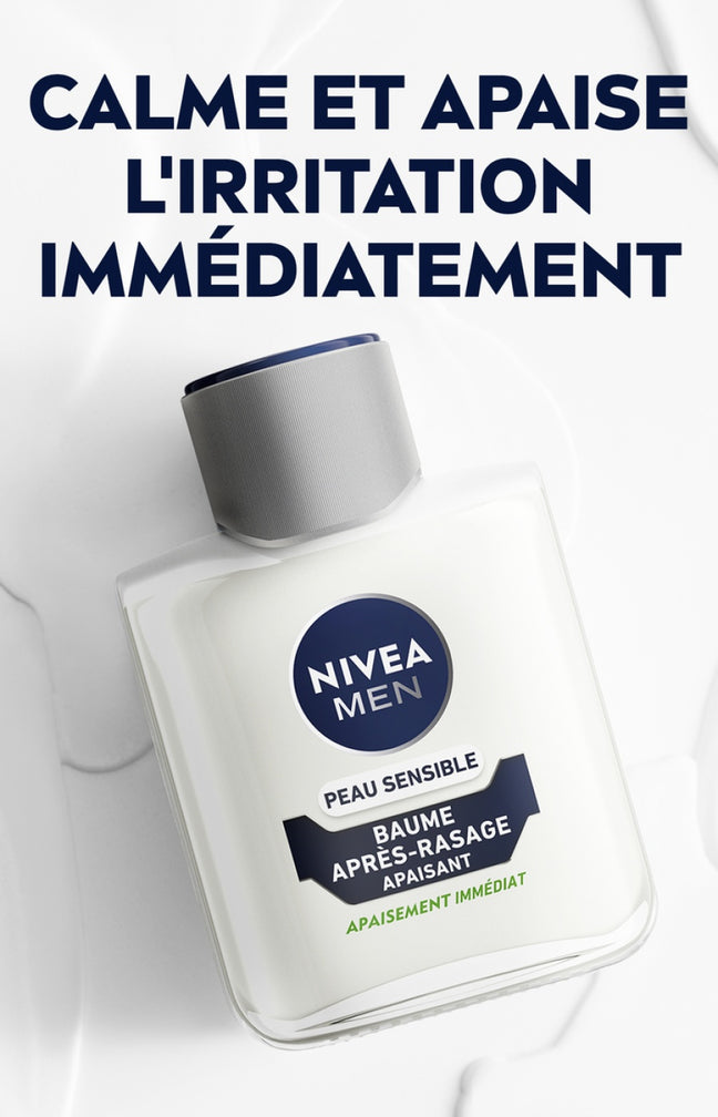 Baume après-rasage - Peaux sensibles - Homme - 100 ml