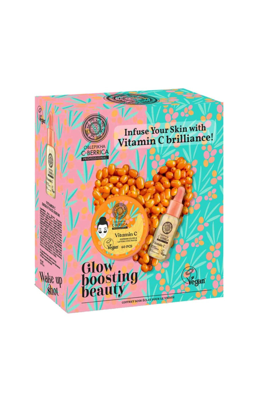 Coffret sérum énergisant & patchs liftants - Vitamine C - Visage & yeux - 2 produits