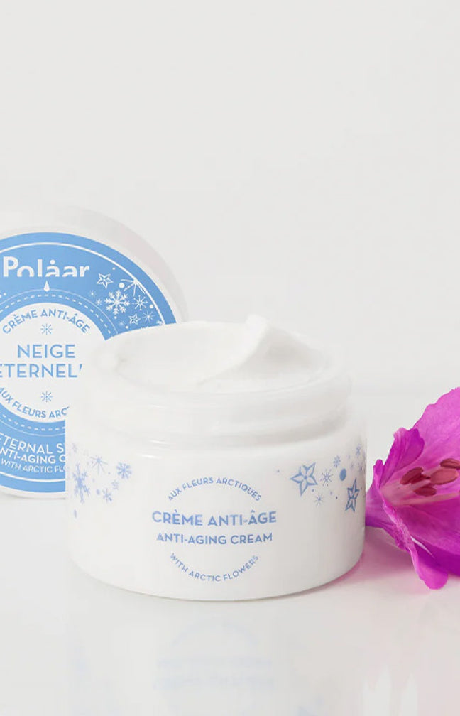 Crème hydratante anti-âge - Neige éternelle - Fleurs arctiques - Peaux matures