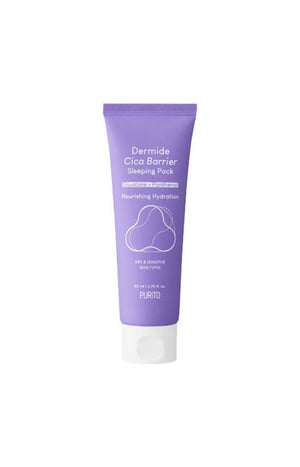 Purito - Masque de nuit réparateur & hydratant - Céramides & acide hyaluronique - Peaux sensibles