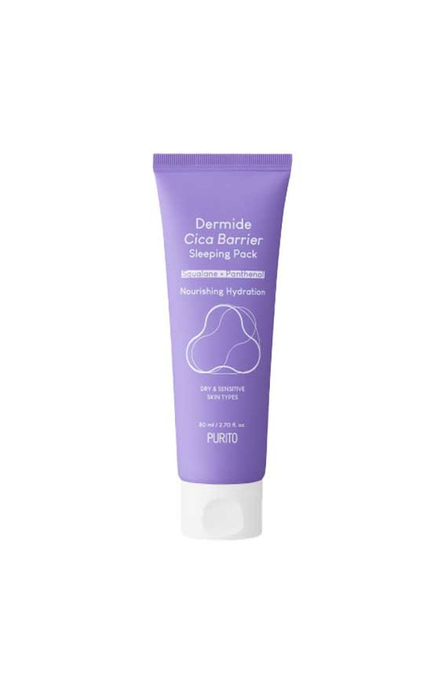 Purito - Masque de nuit réparateur & hydratant - Céramides & acide hyaluronique - Peaux sensibles