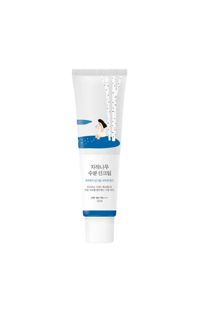 Round lab - Crème solaire - SPF 50 - Jus de bouleau & acide hyaluronique - Visage - 50 ml