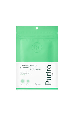 Purito - Patchs apaisants anti-imperfections - Peaux sensibles - 51 patchs