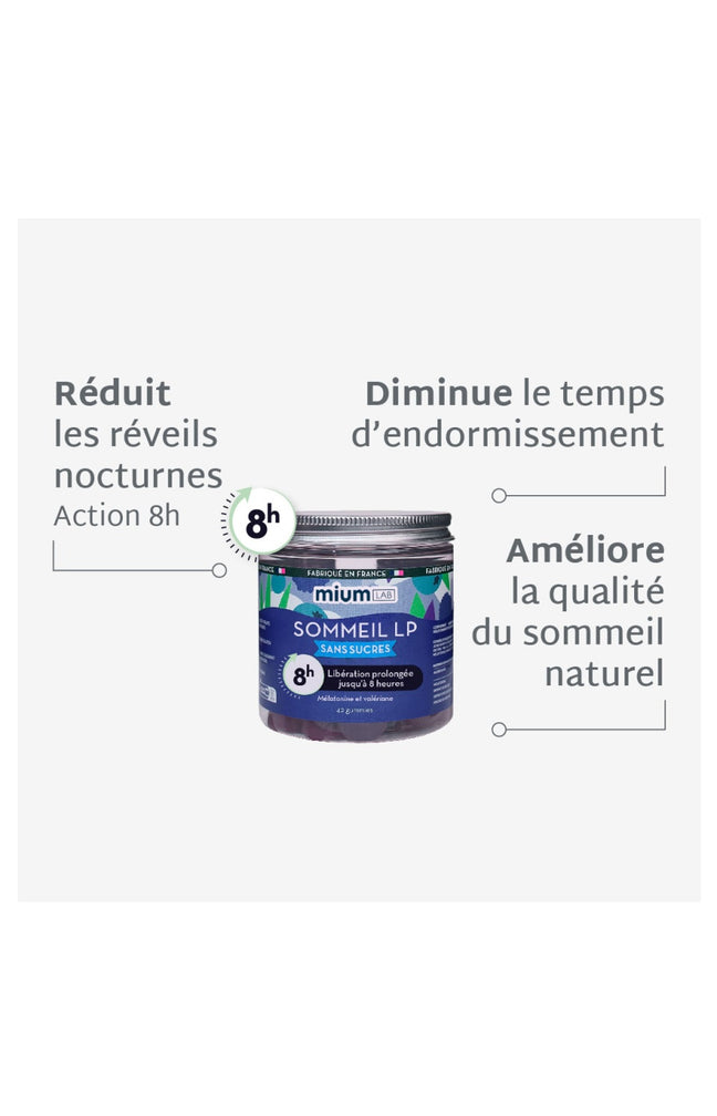 Gummies sommeil prolongé - Mûre & myrtille - Sans sucres - 21 jours