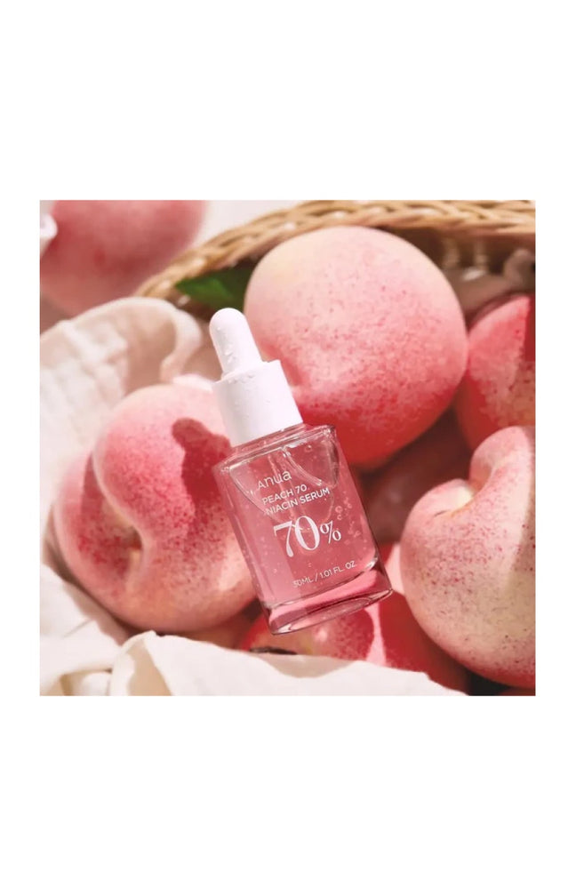 Anua - Sérum éclat - Niacine & pêche 70% - Visage - 30 ml