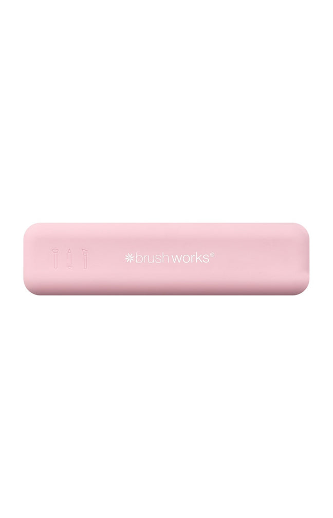 Etui pour pinceaux en silicone - Rose