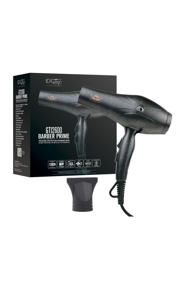 Sèche-cheveux professionnel - Barber Prime - 2300 W - Noir