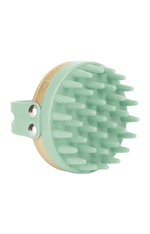 Brosse massante - Cuir chevelu - Bambou & silicone