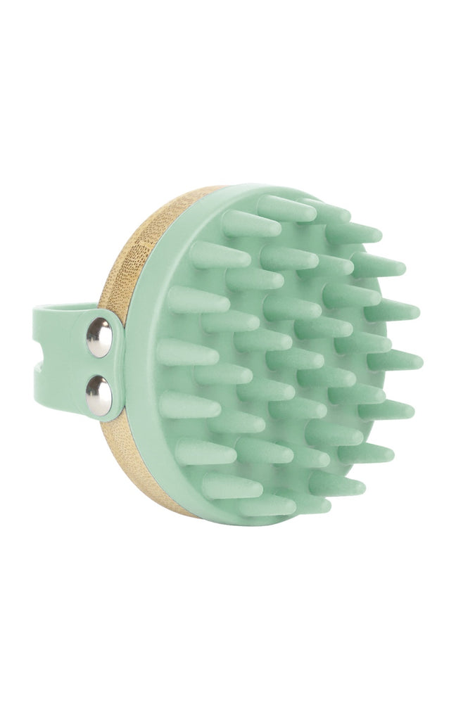 Brosse massante - Cuir chevelu - Bambou & silicone