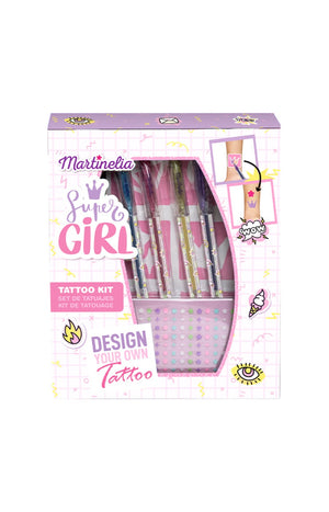 Kit de tatouage -   Super Girl - Enfant