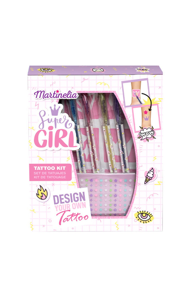 Kit de tatouage -   Super Girl - Enfant