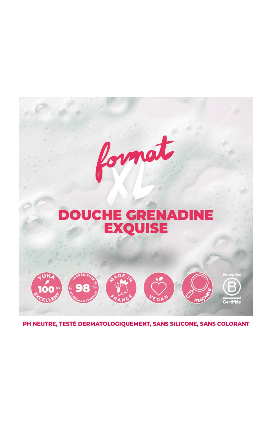 Gel douche hydratant - Grenadine exquise - 500 ml