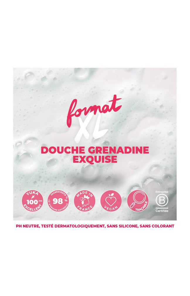 Gel douche hydratant - Grenadine exquise - 500 ml