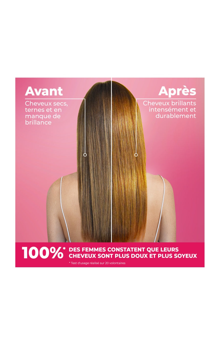 Masque brillance 2-en-1 - Gloss Cherry - Cheveux colorés ou ternes - 200 ml
