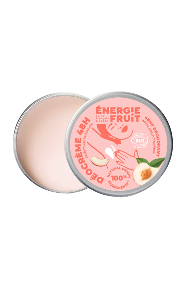 Déodorants crème bio 48h - Pêche blanche - 2 x 45 g