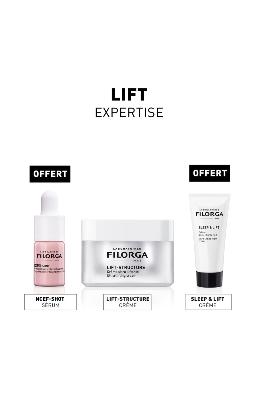 Coffret soins anti-âge & peeling - Peaux matures - 3 produits