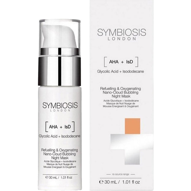 Masque de nuit énergisant - Acide glycolique - Visage - 30 ml