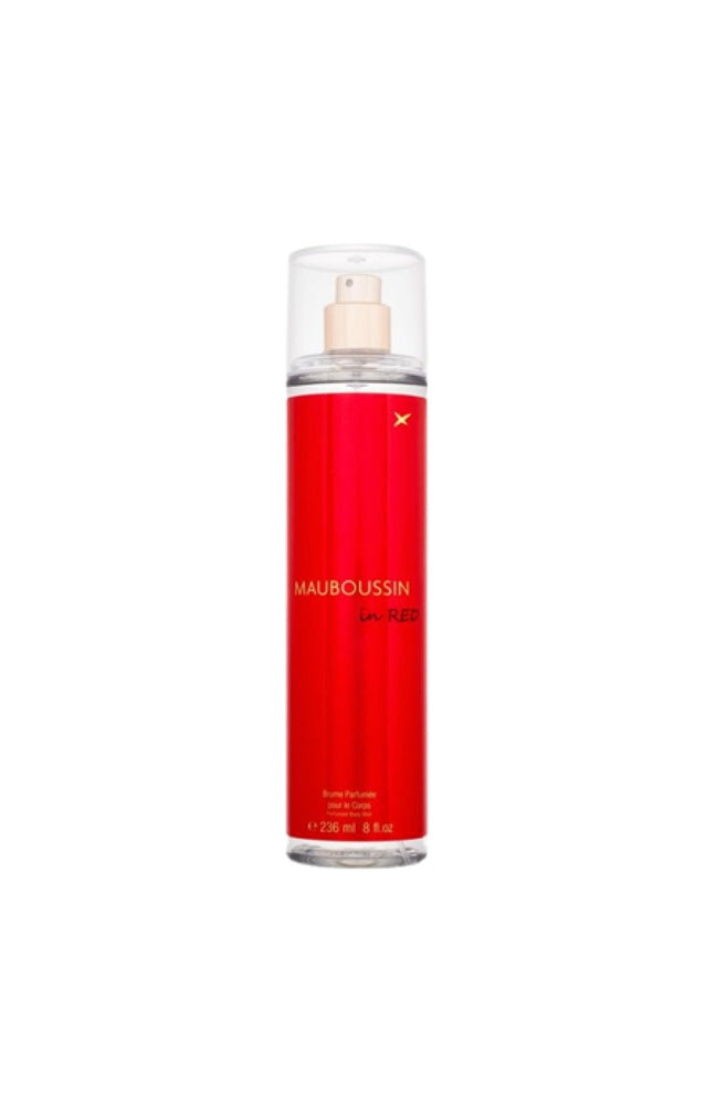 Brume corporelle In Red - Oriental floral