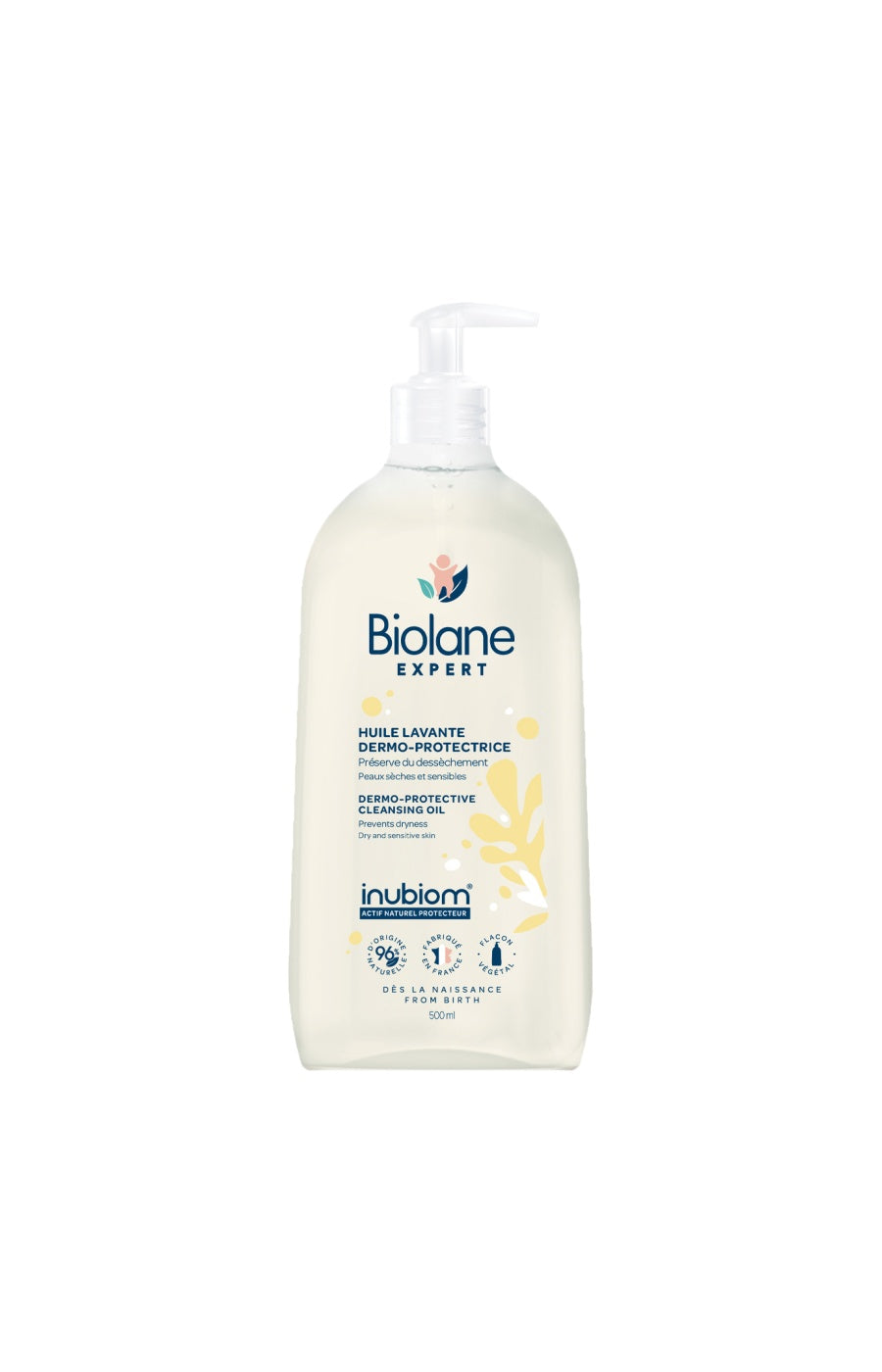 Huile lavante dermo-protectrice - Bébé - 500 ml