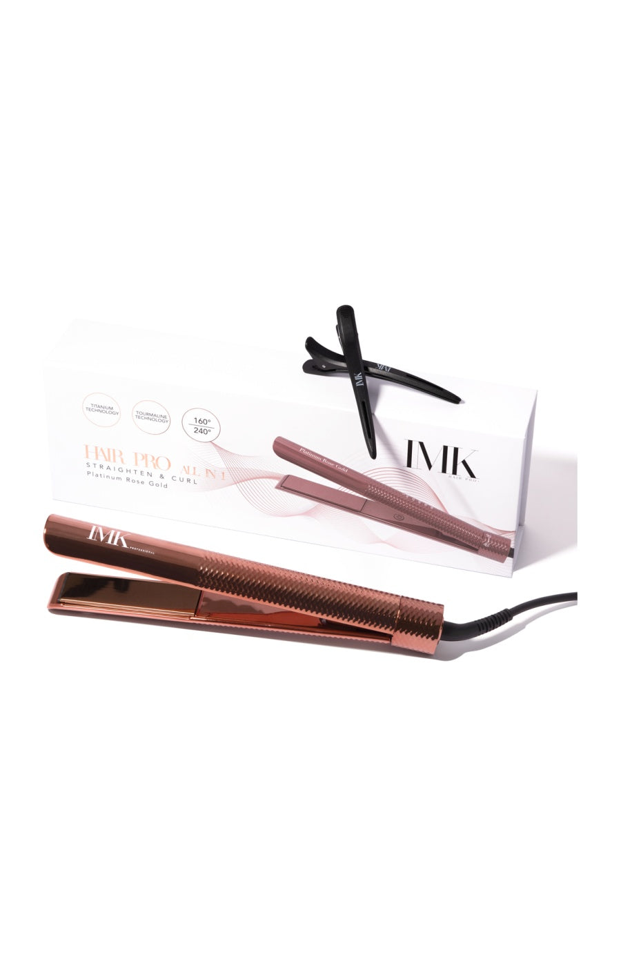 Lisseur professionnel & pinces - Rose Gold Platinum