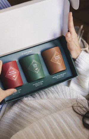 Coffret bougies parfumées - Atelier des merveilles - 3 x 75 g