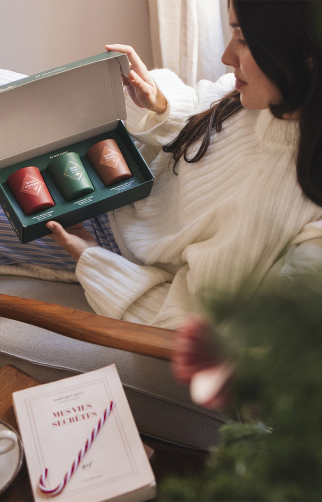 Coffret bougies parfumées - Atelier des merveilles - 3 x 75 g