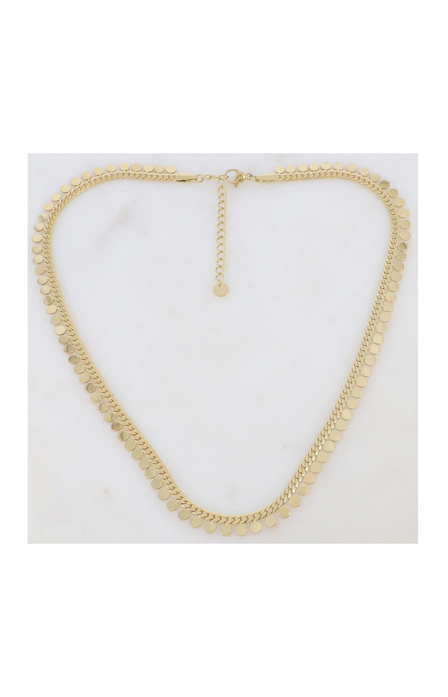 Collier - Acier inoxydable doré