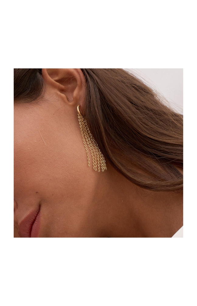 Boucles d'oreilles - Acier inoxydable doré