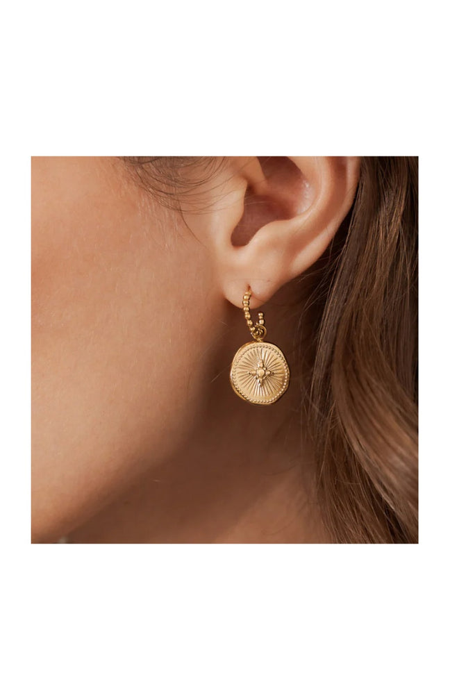 Boucles d'oreilles - Acier inoxydable doré