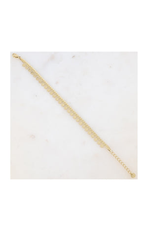Bracelet - Acier inoxydable doré