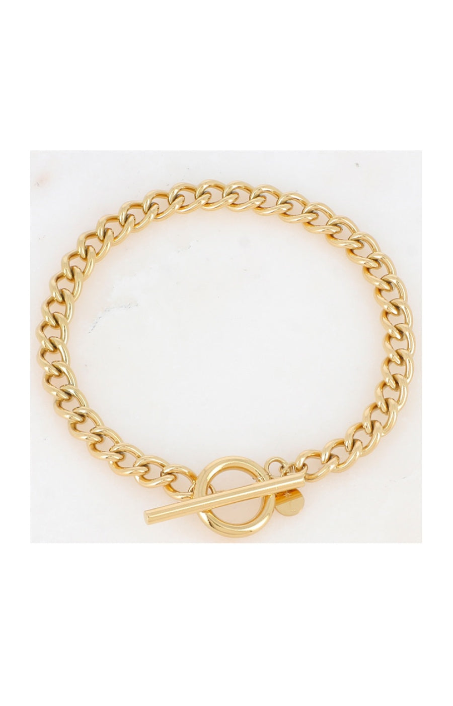 Bracelet - Acier inoxydable doré