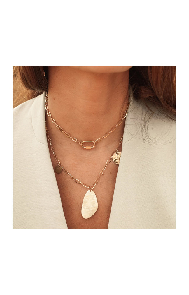 Collier - Acier inoxydable doré