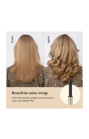 Sèche-cheveux tout-en-1 - 5 embouts - Doré