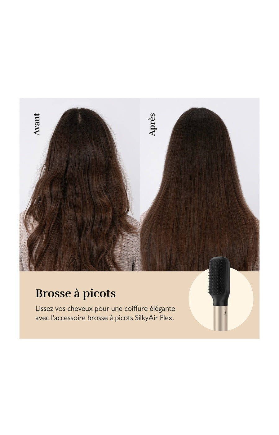 Sèche-cheveux tout-en-1 - 5 embouts - Doré