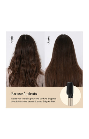 Sèche-cheveux tout-en-1 - 5 embouts - Doré