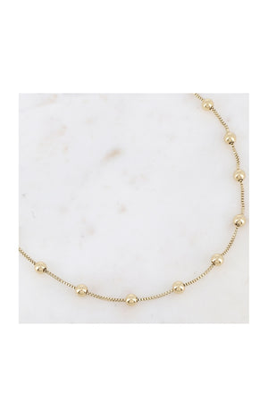Collier - Acier inoxydable doré