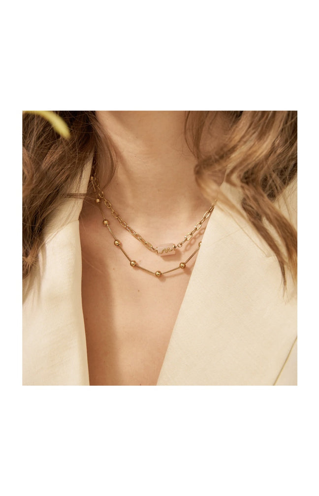 Collier - Acier inoxydable doré
