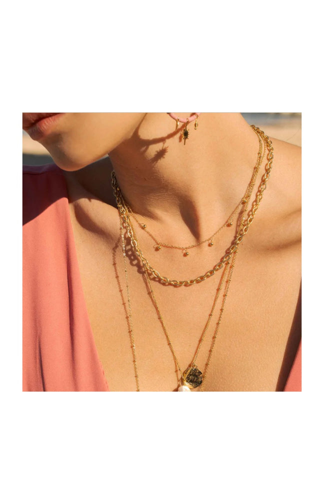 Collier - Acier inoxydable doré