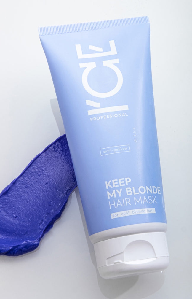 Masque neutralisant - Keep My Blonde - Acide hyaluronique - Cheveux blonds - 200 ml