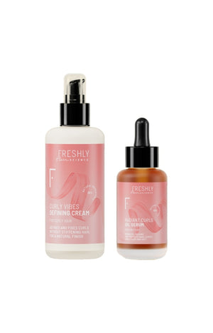 Routine définition - Crème & sérum - Cheveux bouclés - 2 produits