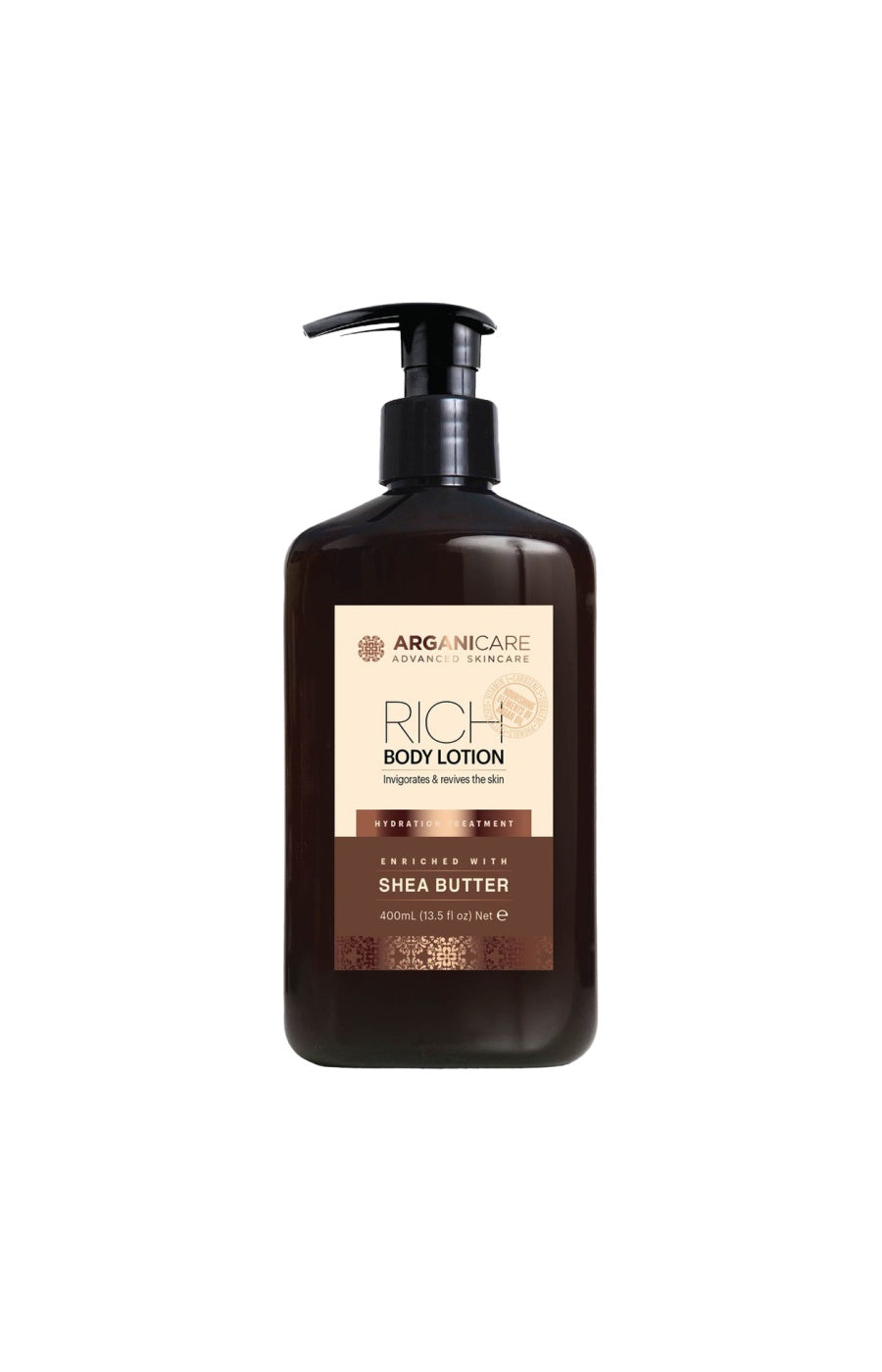 Lotion corporelle hydratante - Beurre de karité - Peaux sèches à abîmées - 400 ml