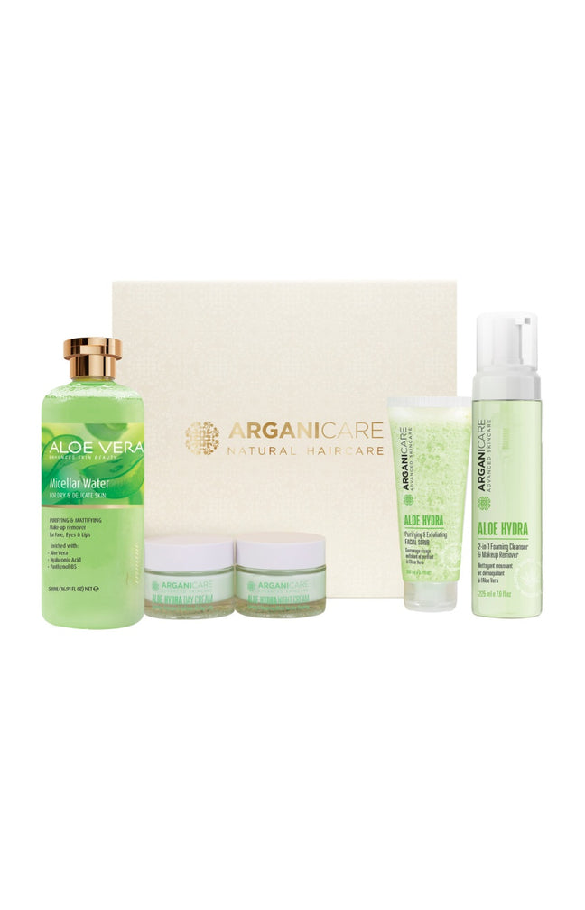 Coffret purifiant & hydratant - Aloe vera - Visage - 5 produits